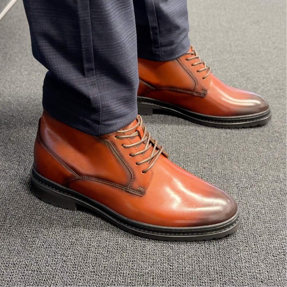 Sherwin 8cm | 3.2 Inches Height Boost | High-Rise Elevator Boots