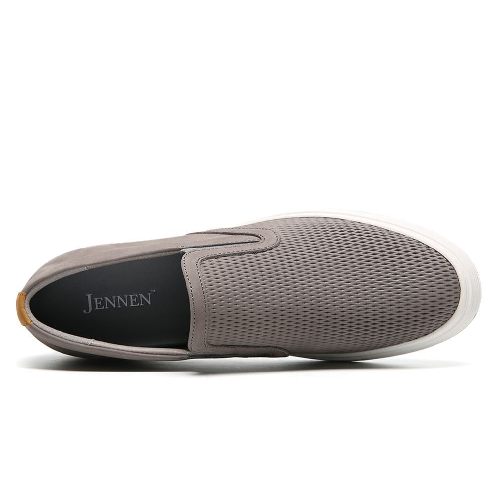 2.4 inches Casual Grey Shoes for men