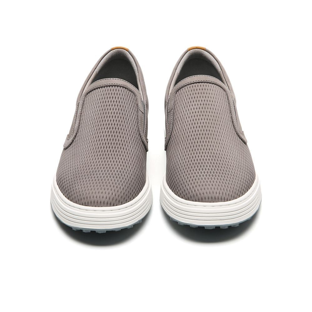 Casual Grey Shoes with white side designs