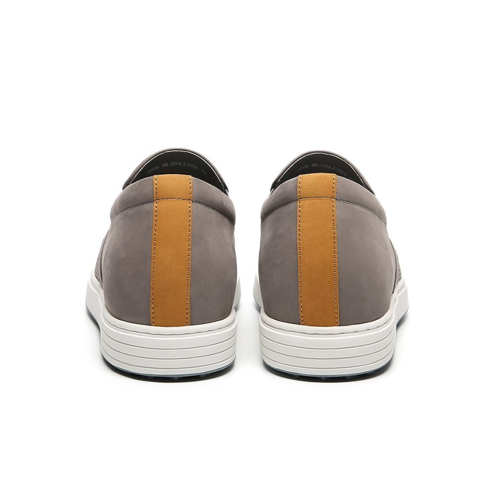 Comfortable to weare 6cm grey height increasing shoes