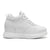 Mr. Tennyson White 11cm | Maximum Height-Increasing Leather Sneakers (4.33")