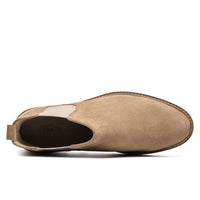 Mr. Tognetti Suede Light Brown 7cm | Tall Chelsea Boots for Gentlemen (2.8")