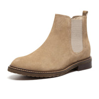 Mr. Tognetti Suede Light Brown 7cm | Tall Chelsea Boots for Gentlemen (2.8")