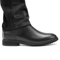 7cm Instant tall boots for men in colour black