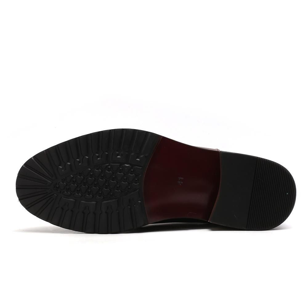 7cm Height Lifters Chelsea Brown Boots for Men