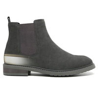Mr. Tognetti Suede Dark Grey 7cm | Elevated Suede Boots (2.8")