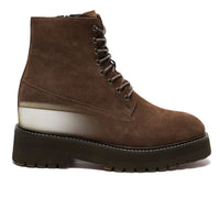 Mr. Moses Brown Beta 11cm | Tall Suede Elevator Boots (4.33")