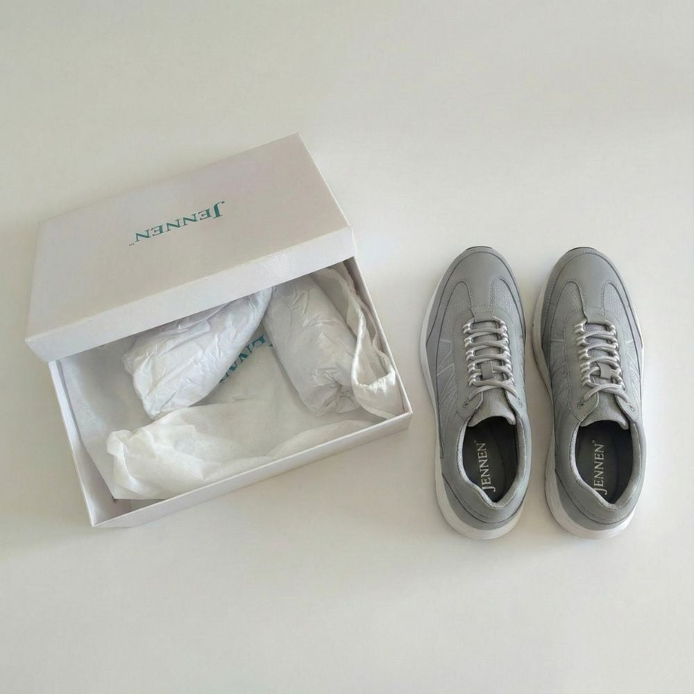 Mr. Kaizer Grey 8cm | Elevated Street Sneakers (3.2")