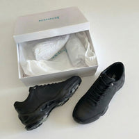 Mr. Paul Black 7cm | Premium Elevator Sneakers (2.8")