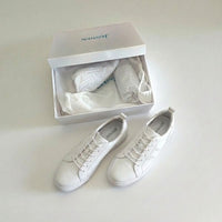 Mr. Sacil Beta White 6cm | 2.4 inch Taller Men's Gym Style Shoes Height