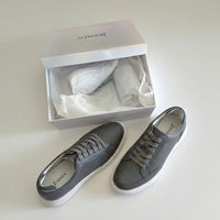 Mr. Federer 7cm | 2.8 inches Dark Grey Height Increasing Casual Shoes