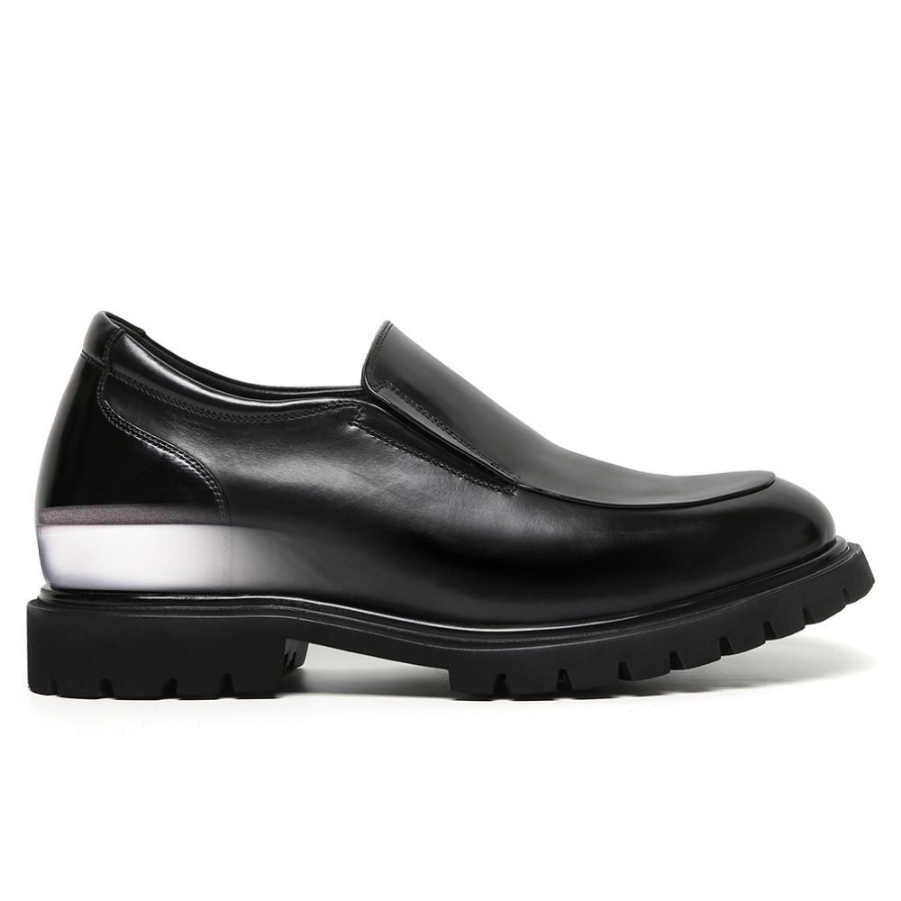 Mr. Vengarov Black 8cm | Formal Slip-On Wedding Shoes (3.2")