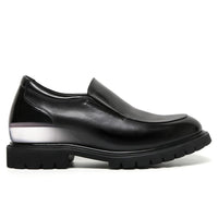 Mr. Vengarov Black 8cm | Formal Slip-On Wedding Shoes (3.2")