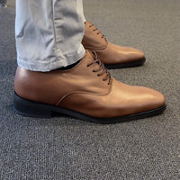 Webern Brown 7cm | 2.8 inches Taller Mens Oxford Shoes