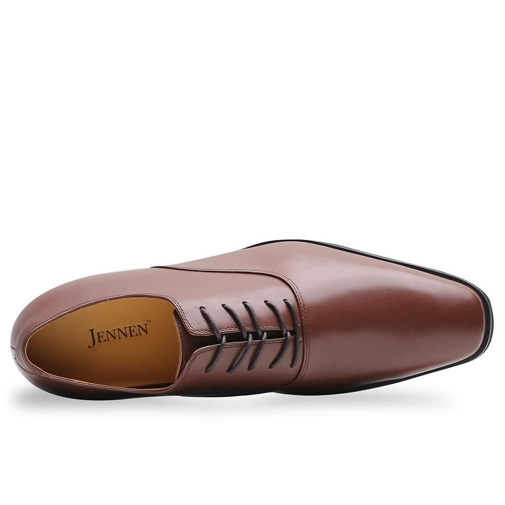 JENNEN Top Selling Brown Height Increasing Shoes