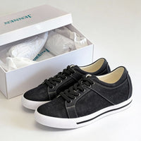 Mr. Bartok Black 5cm | 2 inches Taller Black Height Increasing Shoes