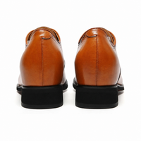 brown shoes for men with hidden lift