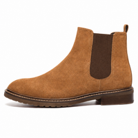chelsea brown designer lift boots