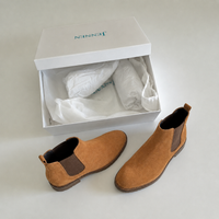 chelsea suede elevator boots