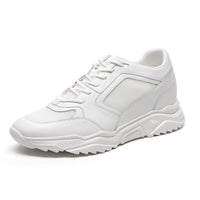 Mr. Coco White 10cm | Stylish Height-Boosting Casual Sneakers (4")