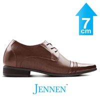 Mr. Dragonetti 7cm | 2.8 inches Taller Derby Mens Shoes