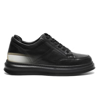 Mr. Federer All Black 7cm | Lightweight Height-Increasing Casual Sneakers (2.8")