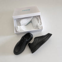 Mr. Federer All Black 7cm | Lightweight Height-Increasing Casual Sneakers (2.8")