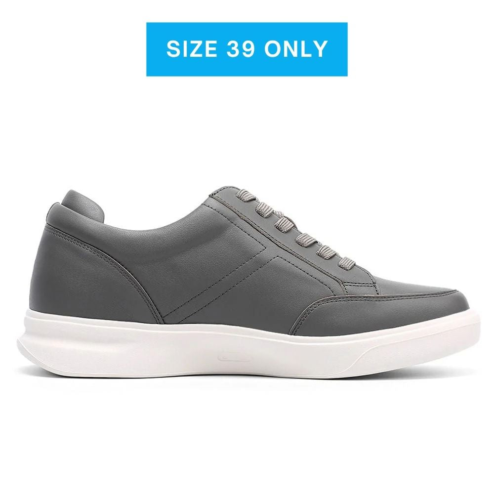 Mr. Federer 7cm | 2.8 inches Dark Grey Height Increasing Casual Shoes
