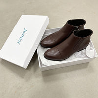 Mr. Ferras Brown 8cm | 3.2 inches Tall Hidden Heel Mens Boots