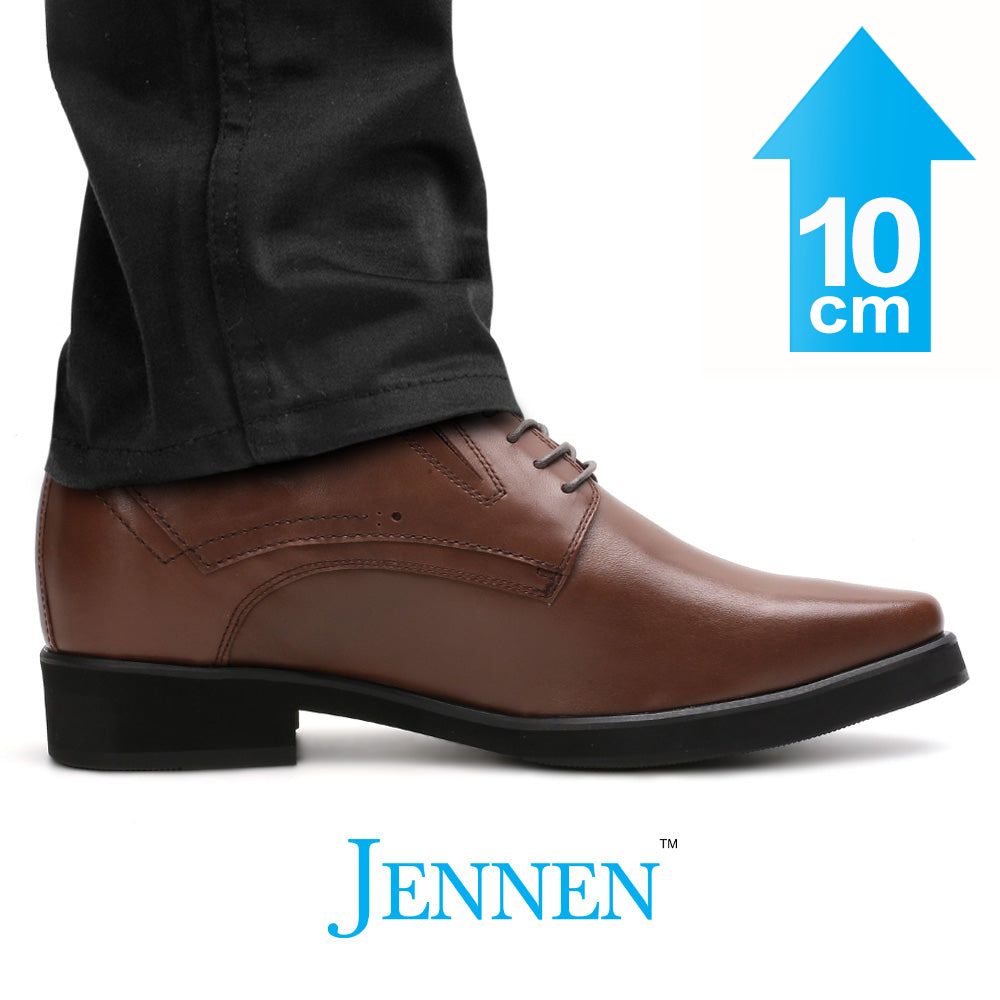 Mr. Rachmaninoff Brown 10cm | 4 inches Tallest Platform Shoes Men