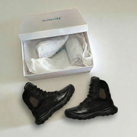 Mr. Goggins Black 8cm | Elite Elevated Tactical Boots (3.2")