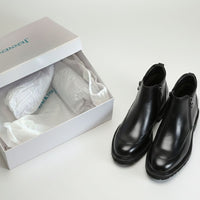 Mr. Mitchell Black 8cm | Premium Zipper Boots (3.2")