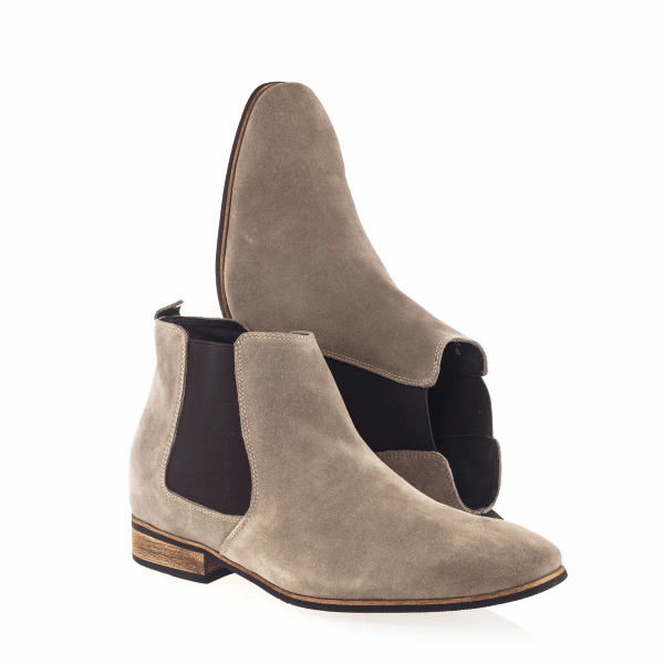 Mr. Norris Brown 7cm | 2.8 inches Taller Brown Elevator Chelsea Boots