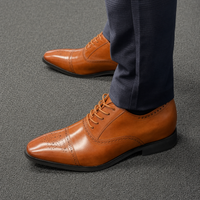 orangey brown formal shoes