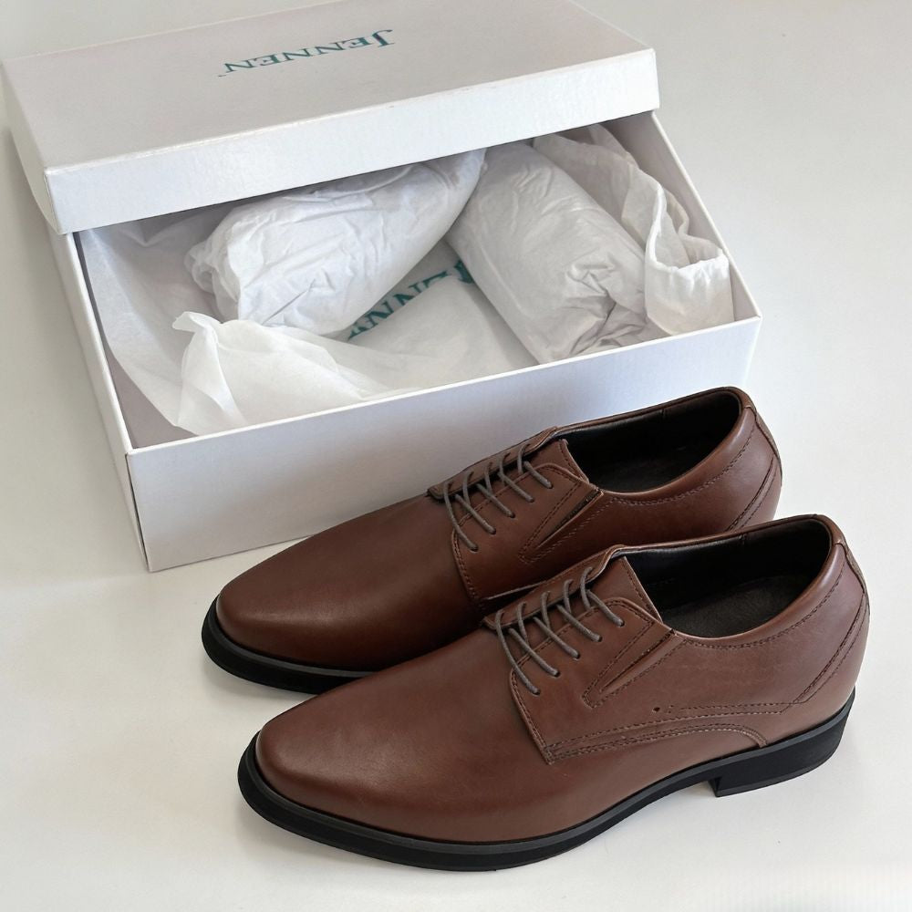 Mr. Rachmaninoff Brown 10cm | 4 inches Tallest Platform Shoes Men