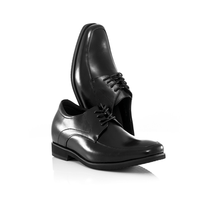 Australian Designed Height Boosting Business Black Shoes for Men