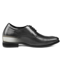 Mr. Saint-Saens Black 8.5cm | 3.4 inches Taller Black Elevator Shoes