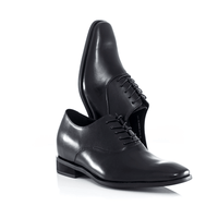 Lace Up Black Formal High Heeled Shoes for Men
