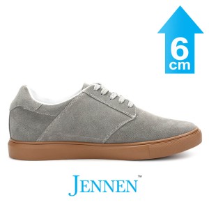 Mr. Cormac 6cm | 2.4 inches Taller Casual Suede Elevator Shoes