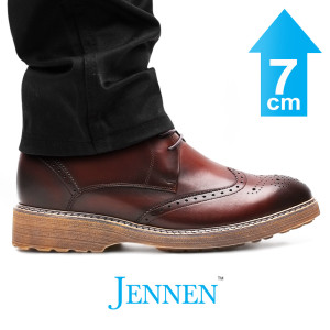 Mr. Christodoulou Brown | 7cm Height Increase - Elevator Boots For Men