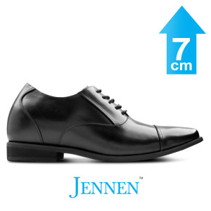Mr. Gershwin Black 7cm | 2.8 inches Tall Corporate Mens Shoes