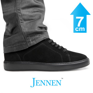 Mr. Jackie 7cm | 2.8 inches Taller Casual Elevator Suede Sneakers