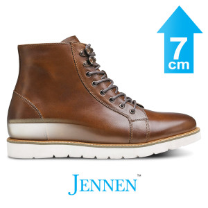 Mr. Martin 7cm | 2.8 inches Taller Height Increasing Brown Boots
