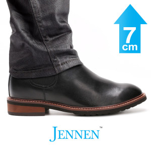 Mr. Tognetti Black | 7cm Height Increasing Elevator Boots
