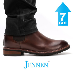 Mr. Tognetti Brown 7cm | 2.8 inches Tall Men's New Elevator Boots