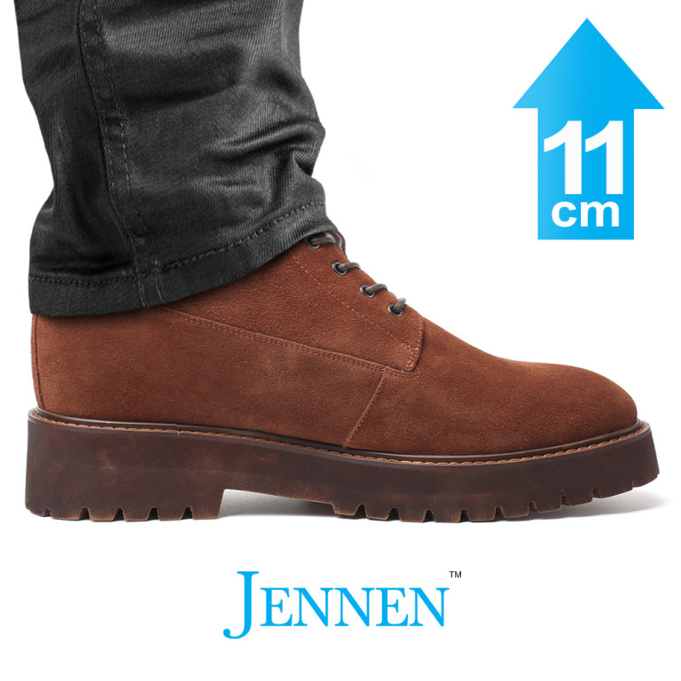 Mr. Moses 11cm Height Increasing Casual Suede Boots for Men