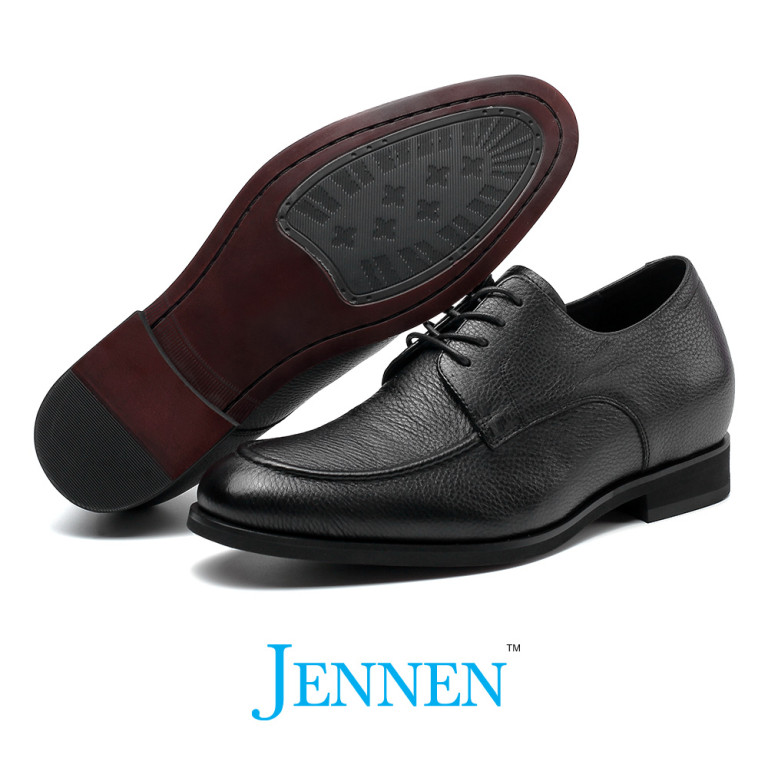 Black Formal Men Shoes with Lifts