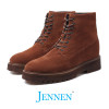 Height Boosting Brown Casual Suede Boots