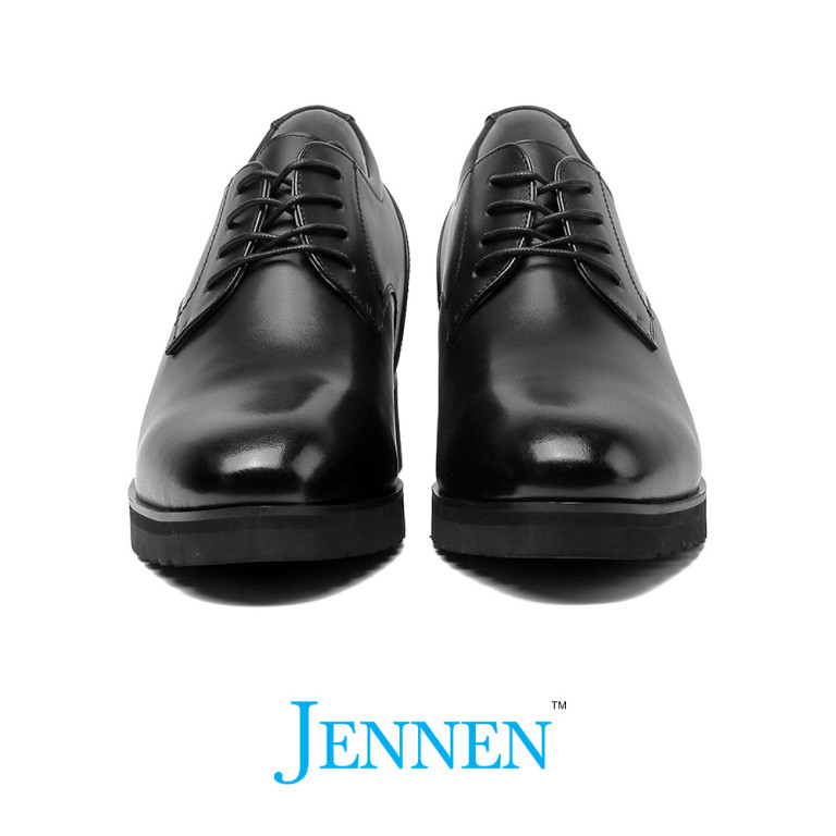 10cm Formal Wedding Black Shoes for Men