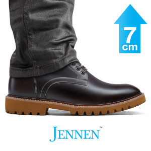 Mr. Hoffmeister 7cm | 2.8 inches Lace-Up Height Increasing Boots